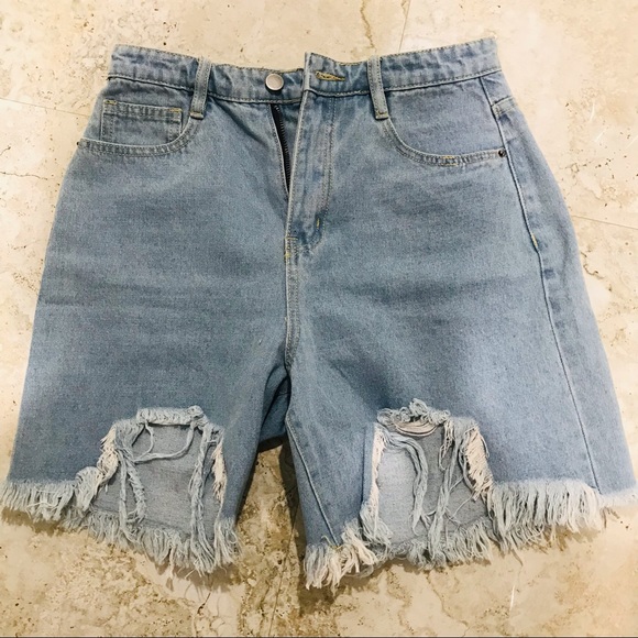 Nasty Gal Shorts 3 For 3 Sale Nasty Girl High Rise Denim Boy Shorts